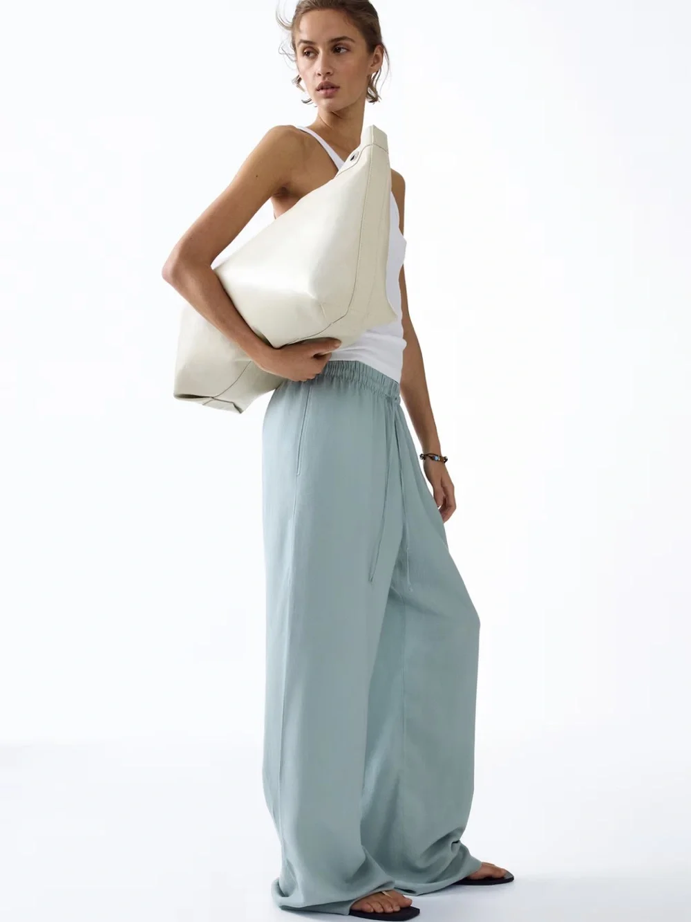 NWT H&M Linen Blend Pants